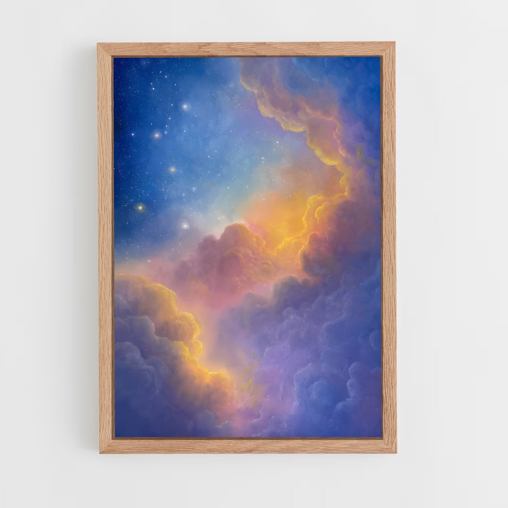 Poster d'art cosmique fascinant – affiche Art spatial (vue 4)